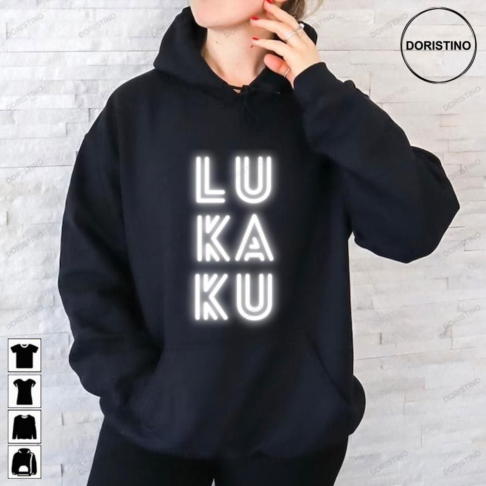 Lukaku White Light Artwork Awesome Shirts